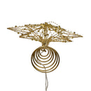 8-Point Gold Metal Star Treetop - 19.7 Inches - Christmas >> Tree Toppers - by Kurt Adler - view 3