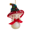 Merry Little Mushroom Lady Ornament - Christmas Tree Hat - Christmas >> Ornaments >> Gardening - by Merry Little Mushrooms