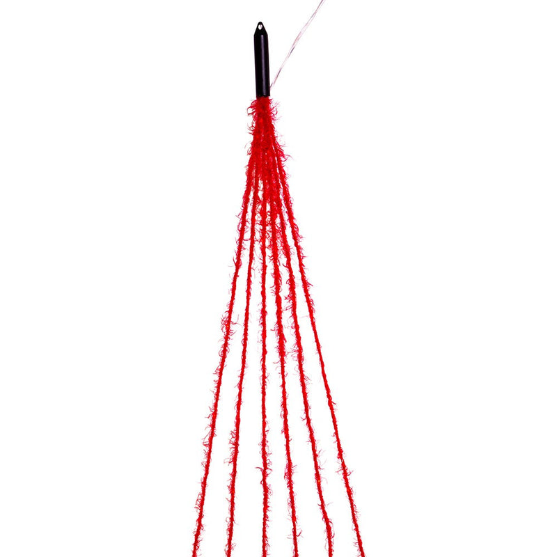 120-Light Red Fuzzy Multi-Strand With Red LED Lights - The Country Christmas Loft