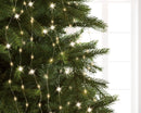 Twinkling Dreams Micro-LED Tree String Lights - Warm White - Silver Wire