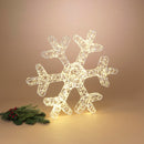 Lighted Holiday Snowflake - 24 Inches wide