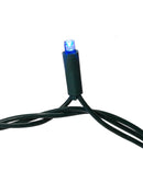 100-Light 5mm Blue LED Green Wire Light Set - Christmas >> Lighting - by Kurt Adler - view 3