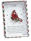 Christmas Cardinal Pin
