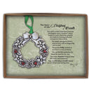 Story of The Christmas Wreath Ornament - Christmas >> Ornaments >> Inspirational - by Abby and CA