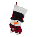 Snowman Plush Stocking - Stockings - by Gerson
