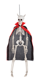 Costumed Hanging Skeleton - Devil - The Country Christmas Loft