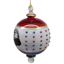 American Eagle with 50 Stars Ball Ornament - Christmas >> Ornaments >> Egyptian Glass - by Egyptian Museum - view 3