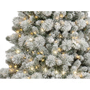 Laurel Pine Flocked Tree with White LED Lights - 7.5 Foot - Christmas >> Trees and Wreaths - by General Electric - view 4