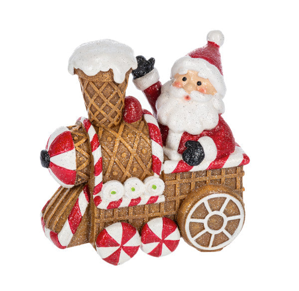 Waffle Cone Santa Train