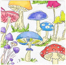 Woodland Mushrooms - Cocktail Napkin