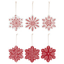 Hand Painted Snowflake Ornament -