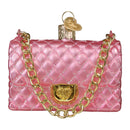 Quilted Purse Ornament - Christmas >> Ornaments >> Glass - by Old World Christmas