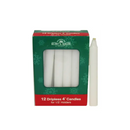 White Dripless Candle for Glockenspell Chimes - 12 Piece Box Set - Taper - by Kurt Adler - view 3