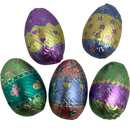 Easter Pastel Foil Wrapped Chocolate Eggs