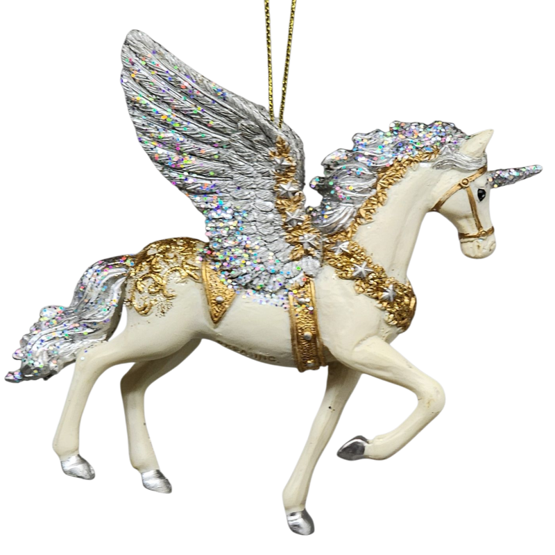 Celestial Pegasus Ornament - Approximately 5 Inches