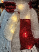 Lighted Sparkle Snowman - 44 Inches Tall