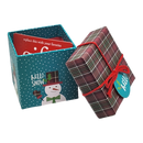 Gift Box Cube for Gift Cards - 3" x 3" -  Hello Snow
