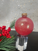 Fire Sparkle 2 5/8" (67mm) Glass Ball Ornaments - Set of 6 - Christmas >> Ornaments >> Glass - by Christmas By Krebs - view 3