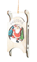 Santa's Welcome Sled Ornament