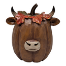 Resin Pumpkin Highland Cow Figurine - - Gift Shoppe >> Figurines - by Gerson - view 3