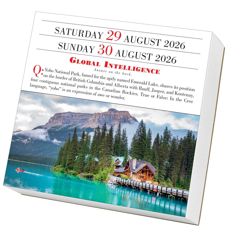 1,000 Places to See Before You Die Page-A-Day Calendar 2026: A Year of Travel
