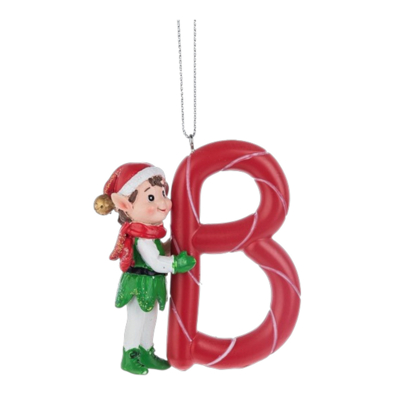 Kindness Elves Monogram Ornament -