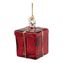 Blown Glass Present Ornament - Red - Christmas >> Ornaments >> Egyptian Glass - by Egyptian Museum - view 4