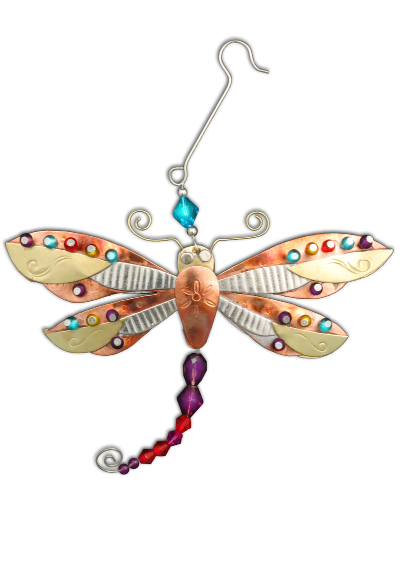 Bright Wings Dragonfly Ornament - The Country Christmas Loft