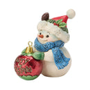 Snowman Ball Ornament Mini Figurine