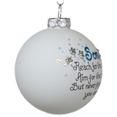 Christmas Keepsake Glass Ornament - Son - Reach for the Moon