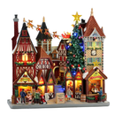 Marketplace Magic: Christkindl Square Facade - Villages - by Lemax