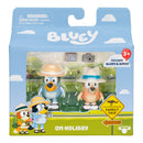 Bluey 2-Pack Figurine Set - On Holiday
