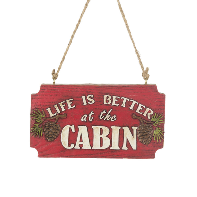 Life is Better at the Cabin Ornament - The Country Christmas Loft