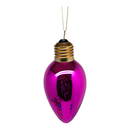 Glass Oversized C7 Bulb Ornament - - Christmas >> Ornaments >> Glass - by Kurt Adler - view 5