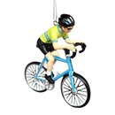Bicycle Riding Ornament - Blue Bike