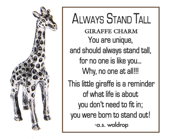 Always Stand Tall (Giraffe) Charm