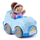 Ms. Rachel 1-2-3 Roll! Vehicle with Click-in Figure & Pull Back Action