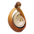 Modern Style Holy Family - Nesting Nativity - Color - 6 Inch