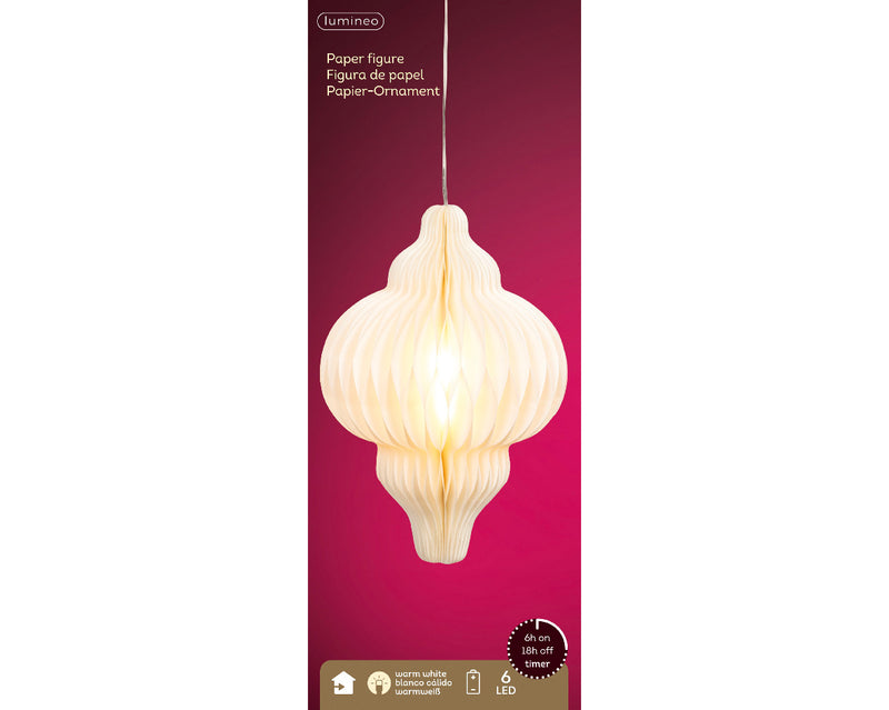 Elegant Paper Lantern Light - Indoor Use