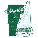 Large Flex Magnet - Vermont and New Hampshire Spooning - Magnets - by Sticker Cabana