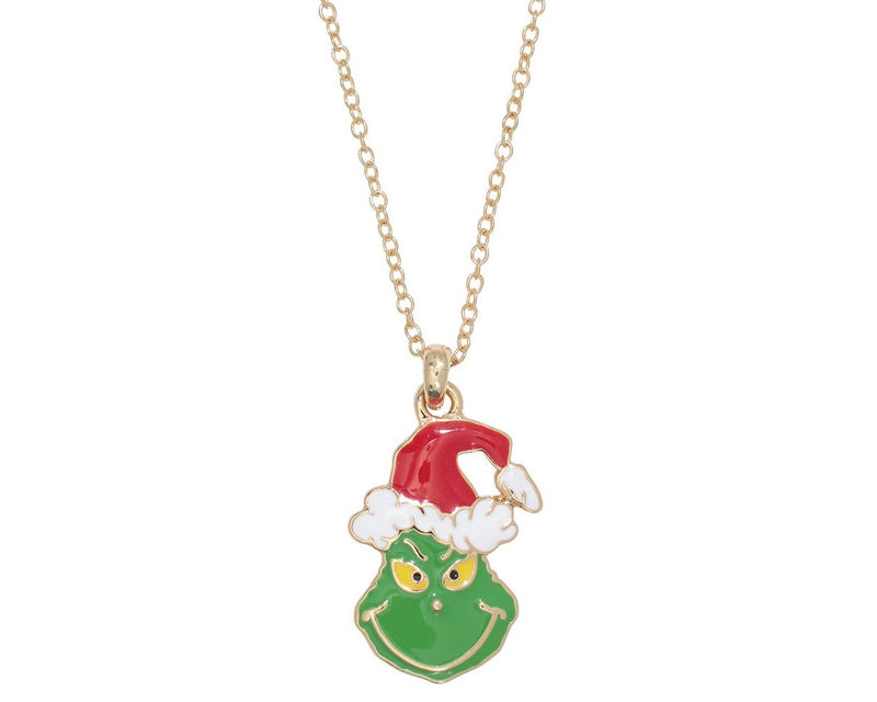 "You're A Mean One... Mr. Grinch" Necklace - 18 Inches