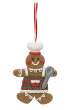 Clay Dough Gingerbread Ornament - With Spoon
