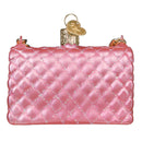 Quilted Purse Ornament - Christmas >> Ornaments >> Glass - by Old World Christmas - view 2