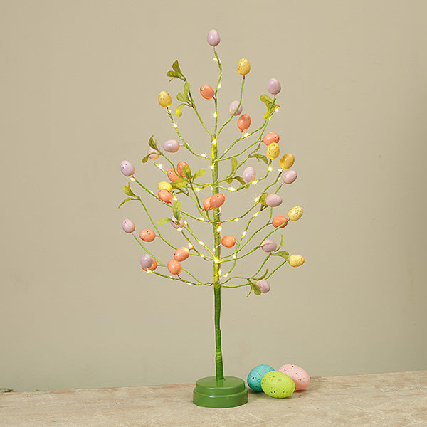 Lighted Easter Egg Tree w/ 50 Warm White Lights - The Country Christmas Loft