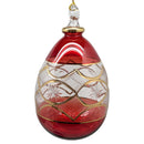 Crimson Red Heritage Teardrop Perfume Bottle Ornament