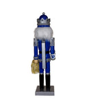 Elegant 15-Inch Hanukkah Nutcracker - Holidays >> Hanukkah - by Kurt Adler - view 3