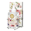 Pressed Flowers Foaming Hand Soap / Napkin Caddy - Bath Shoppe >> Hand Wash - by Michel Design Works