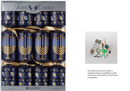 10 inch 8 Count Dreidels and Menorah Holiday Crackers