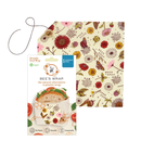 Bee's Wrap Food Wrap - Meadow Magic Print - Vegan Sandwich Wrap