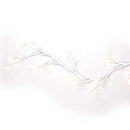 Artificial Wrapped 6 foot LED Garland - White - The Country Christmas Loft